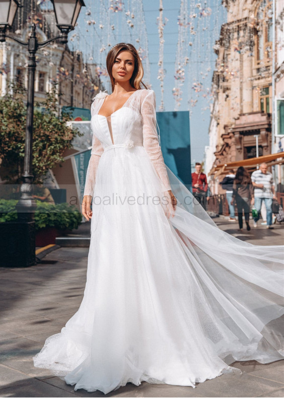 White 3-in-1 Fashion Wedding Dress